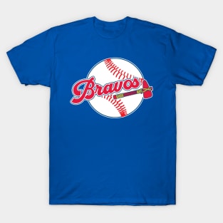 Let's Go Bravos Baseball Nickname T-Shirt